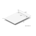 ZLINE 18" Tallac Dishwasher Panel in White Matte with Traditional Handle (DPV-WM-18)