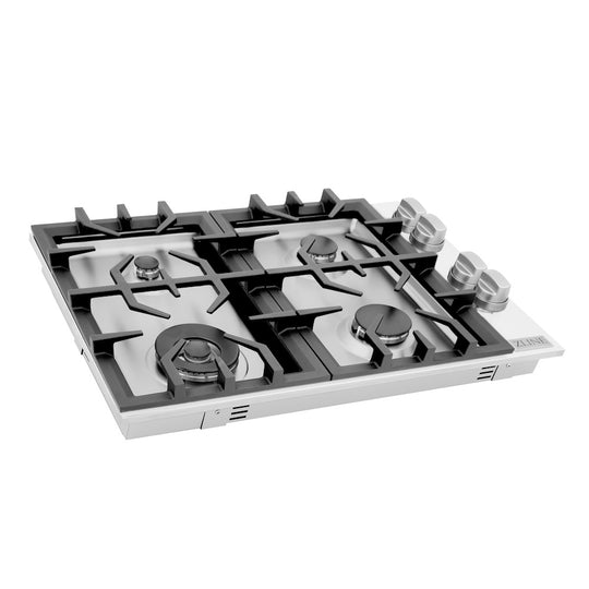 ZLINE 30 in. Gas Cooktop with 4 Gas Burners, Open Box-Great Condition