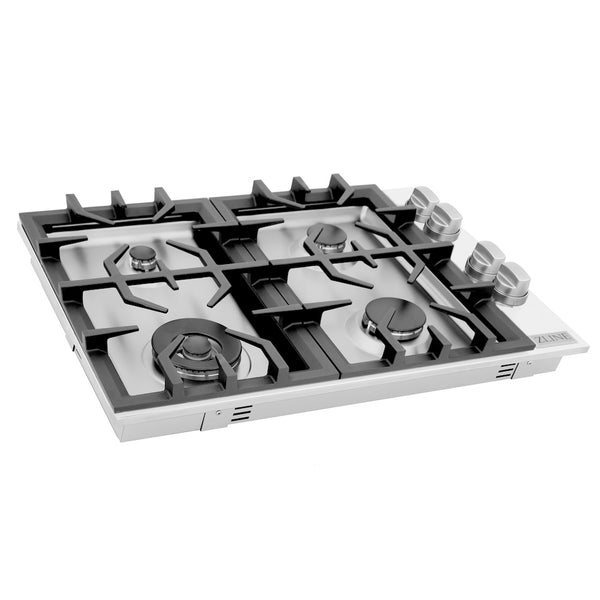 ZLINE 30 in. Gas Cooktop with 4 Gas Burners, Open Box-Great Condition