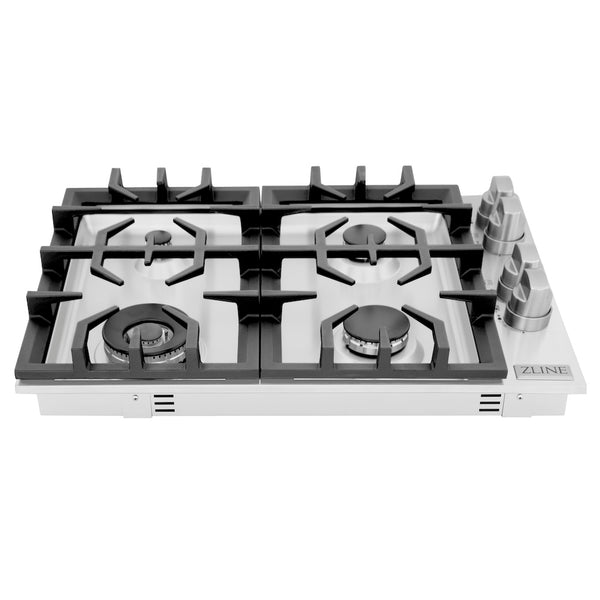 ZLINE 30 in. Gas Cooktop with 4 Gas Burners, Open Box-Great Condition