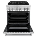 ZLINE 30 in. 4.0 cu. ft. Legacy Dual Fuel Range with 4 Burner Gas Cooktop and Electric Convection Oven in Stainless Steel, Open Box-Good Condition