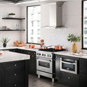 ZLINE 30 in. 4.0 cu. ft. Legacy Dual Fuel Range with 4 Burner Gas Cooktop and Electric Convection Oven in Stainless Steel, Open Box-Great Condition