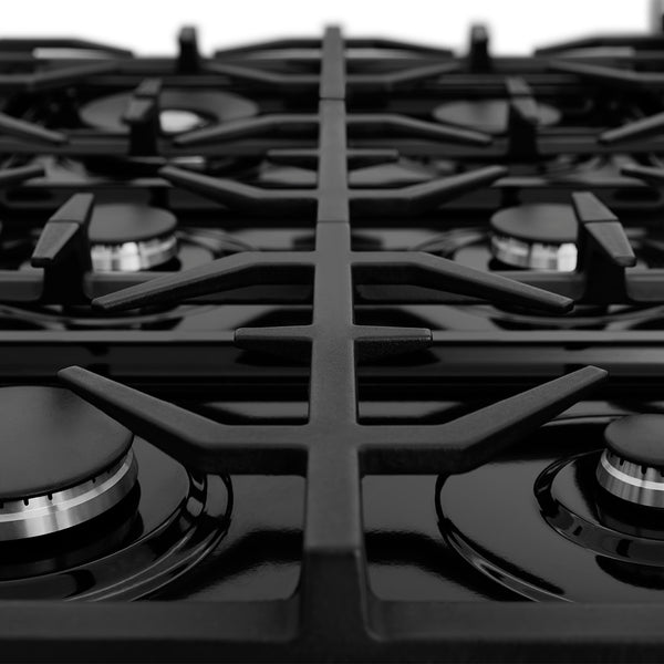 ZLINE 36 in. 4.6 cu. ft. Legacy Dual Fuel Range with 6 Burner Gas Cooktop and Electric Convection Oven in Stainless Steel, Open Box-Great Condition