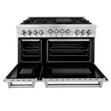 ZLINE 48 in. 6.0 cu. ft. Range with Natural Gas Stove and Natural Gas Oven in Stainless Steel, Open Box-Good Condition