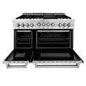 ZLINE 48 in. 6.0 cu. ft. Range with Natural Gas Stove and Natural Gas Oven in Stainless Steel, Open Box-Great Condition