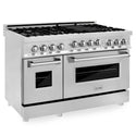 ZLINE 48 in. 6.0 cu. ft. Range with Natural Gas Stove and Natural Gas Oven in Stainless Steel, Open Box-Great Condition