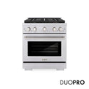 ZLINE 30 in. 4.2 cu. ft. Paramount Dual Fuel Range with 4 Burner DuoPro™ Cooktop and Electric Convection Oven in Stainless Steel, Open Box-Good Condition