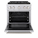 ZLINE 30 in. 4.2 cu. ft. Paramount Dual Fuel Range with 4 Burner DuoPro™ Cooktop and Electric Convection Oven in Stainless Steel, Open Box-Great Condition