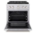 ZLINE 30 in. 4.2 cu. ft. Paramount Dual Fuel Range with 4 Burner DuoPro™ Cooktop and Electric Convection Oven in Stainless Steel, Open Box-Good Condition