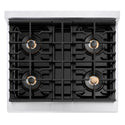 ZLINE 30 in. 4.2 cu. ft. Paramount Dual Fuel Range with 4 Burner DuoPro™ Cooktop and Electric Convection Oven in Stainless Steel, Open Box-Good Condition