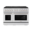 ZLINE 48 in. 6.7 cu. ft. Paramount Dual Fuel Range with 8 Burner DuoPro™ Cooktop and Dual Ovens in Stainless Steel, Open Box-Great Condition