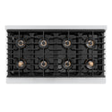 ZLINE 48 in. 6.7 cu. ft. Paramount Dual Fuel Range with 8 Burner DuoPro™ Cooktop and Dual Ovens in Stainless Steel, Open Box-Good Condition