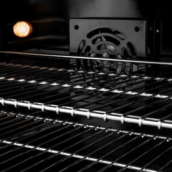 ZLINE Autograph Edition 36 in. 5.2 cu. ft. Paramount Dual Fuel Range with 6 Burner DuoPro™ Cooktop and Electric Convection Oven in Stainless Steel with Polished Gold Helix Handle and Accents (PSDRZ-36-KG)