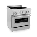 ZLINE 30 in. 4.0 cu. ft. Legacy Induction Range with 4 Element Cooktop and Electric Oven in Satin Stainless Steel, Open Box-Great Condition