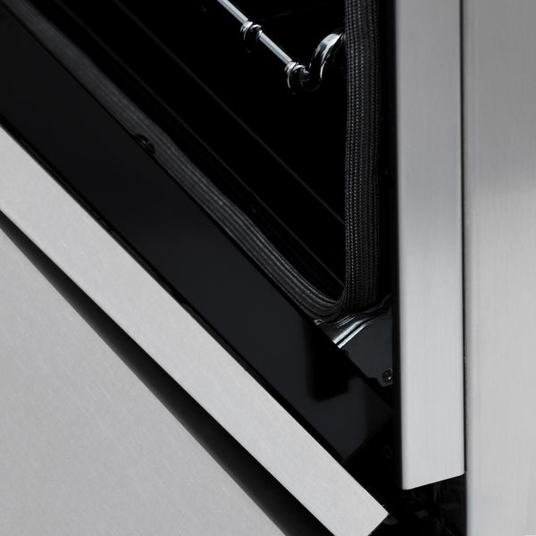 ZLINE 36 in. 4.6 cu. ft. Legacy Induction Range with 5 Element Cooktop and Electric Oven in Stainless Steel with Satin Stainless Steel, Open Box-Great Condition