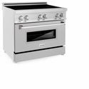 ZLINE 36 in. 4.6 cu. ft. Legacy Induction Range with 5 Element Cooktop and Electric Oven in Stainless Steel with Satin Stainless Steel, Open Box-Great Condition