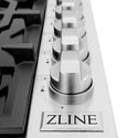 ZLINE 36" Gas Cooktop with 6 Gas Burners and Black Porcelain Top (RC36-PBT)
