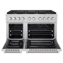 ZLINE 48 in. 6.7 cu. ft. Paramount Double Oven Dual Fuel Range with 8 Burner Gas Cooktop in Stainless Steel, Open Box-Great Condition