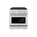 ZLINE 30 in. 4.2 cu. ft. Paramount Gas Range with 4 Burner Cooktop and Convection Gas Oven in Stainless Steel, Open Box-Great Condition