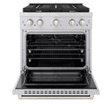 ZLINE 30 in. 4.2 cu. ft. Paramount Gas Range with 4 Burner Cooktop and Convection Gas Oven in Stainless Steel, Open Box-Good Condition