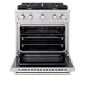 ZLINE 30 in. 4.2 cu. ft. Paramount Gas Range with 4 Burner Cooktop and Convection Gas Oven in Stainless Steel, Open Box-Great Condition