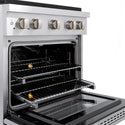 ZLINE 30 in. 4.2 cu. ft. Paramount Gas Range with 4 Burner Cooktop and Convection Gas Oven in Stainless Steel, Open Box-Great Condition