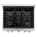 ZLINE 30 in. 4.2 cu. ft. Paramount Gas Range with 4 Burner Cooktop and Convection Gas Oven in Stainless Steel, Open Box-Good Condition