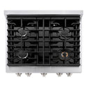 ZLINE 30 in. 4.2 cu. ft. Paramount Gas Range with 4 Burner Cooktop and Convection Gas Oven in Stainless Steel, Open Box-Great Condition