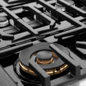 ZLINE 36 in. 5.2 cu. ft. Paramount Gas Range with 6 Burner Cooktop and Convection Gas Oven in Stainless Steel, Open Box-Great Condition