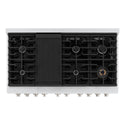 ZLINE 48 in. 6.7 cu. ft. Paramount Double Oven Gas Range with 8 Burner Cooktop in Stainless Steel, Open Box-Good Condition