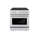 ZLINE 30 in. 4.2 cu. ft. Paramount Gas Range with 4 Burner DuoPro™ Cooktop and Convection Gas Oven in Stainless Steel, Open Box-Good Condition