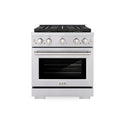 ZLINE 30 in. 4.2 cu. ft. Paramount Gas Range with 4 Burner DuoPro™ Cooktop and Convection Gas Oven in Stainless Steel, Open Box-Great Condition