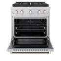 ZLINE 30 in. 4.2 cu. ft. Paramount Gas Range with 4 Burner DuoPro™ Cooktop and Convection Gas Oven in Stainless Steel, Open Box-Great Condition