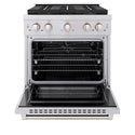 ZLINE 30 in. 4.2 cu. ft. Paramount Gas Range with 4 Burner DuoPro™ Cooktop and Convection Gas Oven in Stainless Steel, Open Box-Good Condition