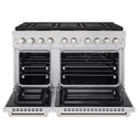 ZLINE 48 in. 6.7 cu. ft. Paramount Gas Range with 8 Burner DuoPro™ Cooktop and Dual Ovens in Stainless Steel, Open Box-Good Condition