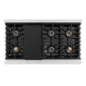 ZLINE 48 in. 6.7 cu. ft. Paramount Gas Range with 8 Burner DuoPro™ Cooktop and Dual Ovens in Stainless Steel (PSGR48)