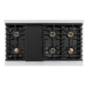 ZLINE 48 in. 6.7 cu. ft. Paramount Gas Range with 8 Burner DuoPro™ Cooktop and Dual Ovens in Stainless Steel, Open Box-Good Condition