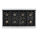 ZLINE 48 in. 6.7 cu. ft. Paramount Gas Range with 8 Burner DuoPro™ Cooktop and Dual Ovens in Stainless Steel, Open Box-Great Condition