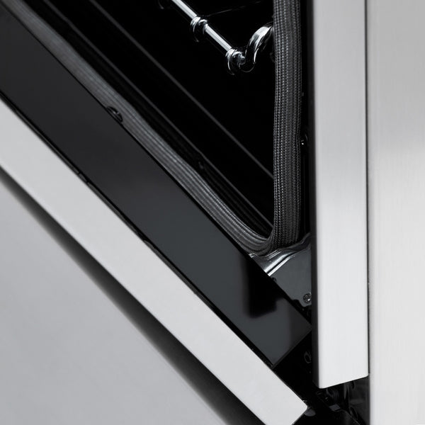 ZLINE 24 in. 2.8 cu. ft. Legacy Induction Range with 4 Element Cooktop and Electric Convection Oven in Stainless Steel, Open Box-Great Condition