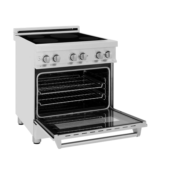 ZLINE 30" 4.0 cu. ft. Induction Range with a 4 Element Stove and Electric Oven in Stainless Steel (RAIND-30)