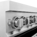 ZLINE 36 in. 4.6 cu. ft. Legacy Induction Range with 5 Element Cooktop and Electric Convection Oven in Stainless Steel, Open Box-Good Condition