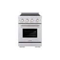 ZLINE 24 in. 3.2 cu. ft. Paramount Induction Range with 3 Element Cooktop and Electric Convection Oven in Stainless Steel (SINR24)