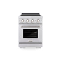 ZLINE 24 in. 3.2 cu. ft. Paramount Induction Range with 3 Element Cooktop and Electric Convection Oven in Stainless Steel, Open Box-Great Condition