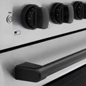 ZLINE Autograph Edition 30 in. 4.2 cu. ft. Paramount Induction Range with 4 Element Cooktop and Electric Convection Oven in Stainless Steel with Matte Black Accents, Open Box-Good Condition