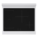 ZLINE Autograph Edition 30 in. 4.2 cu. ft. Paramount Induction Range with 4 Element Cooktop and Electric Convection Oven in Stainless Steel with Matte Black Accents (SINRZ-30-MB)