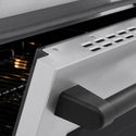 ZLINE Autograph Edition 36 in. 5.2 cu. ft. Paramount Induction Range with 5 Element Cooktop and Electric Convection Oven in Stainless Steel with Matte Black Accents, Open Box-Great Condition