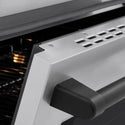 ZLINE Autograph Edition 36 in. 5.2 cu. ft. Paramount Induction Range with 5 Element Cooktop and Electric Convection Oven in Stainless Steel with Matte Black Accents, Open Box-Good Condition