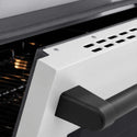 ZLINE Autograph Edition 30 in. 4.2 cu. ft. Paramount Induction Range with 4 Element Cooktop and Electric Convection Oven in Stainless Steel with White Matte Door and Matte Black Accents, Open Box-Good Condition