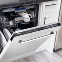 ZLINE 24" Tallac Series 3rd Rack Dishwasher in Custom Panel Ready with Stainless Steel Tub, 51dBa (DWV-24)