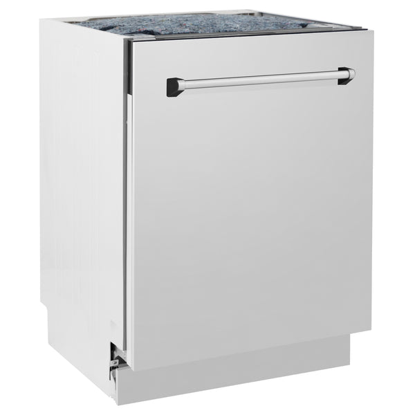 ZLINE 24" Tallac Series 3rd Rack Dishwasher in Custom Panel Ready with Stainless Steel Tub, 51dBa (DWV-24)